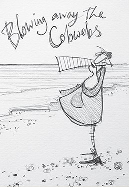 Blowing the cob webs away - Sam Toft